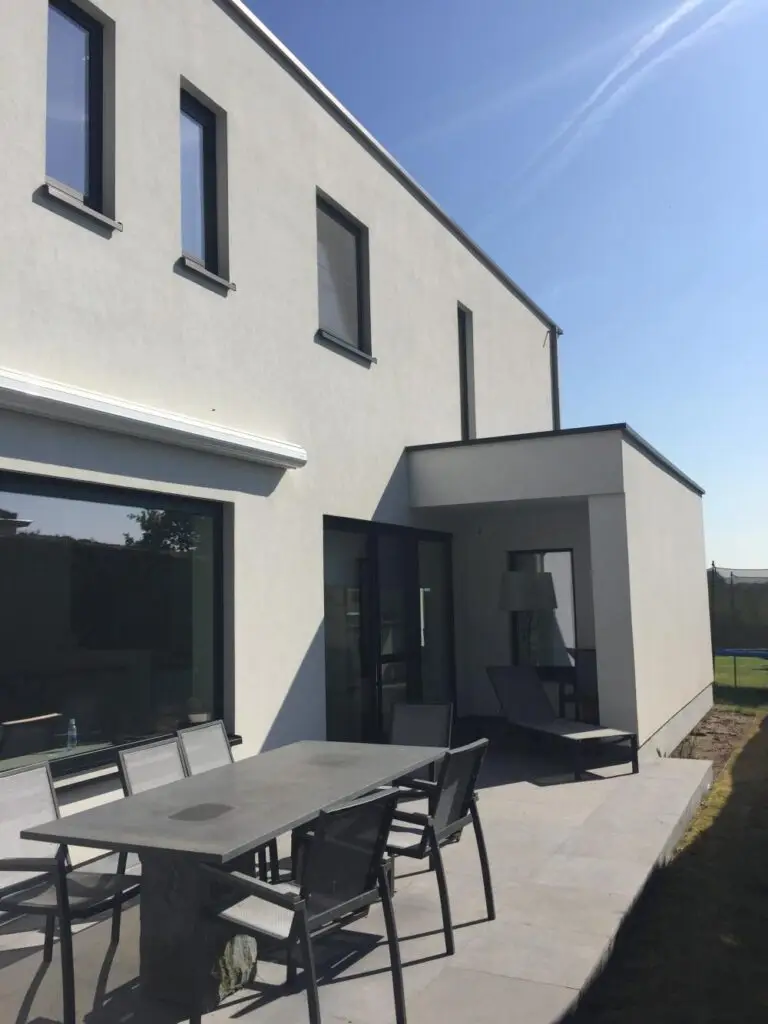 houtskelet met crepi