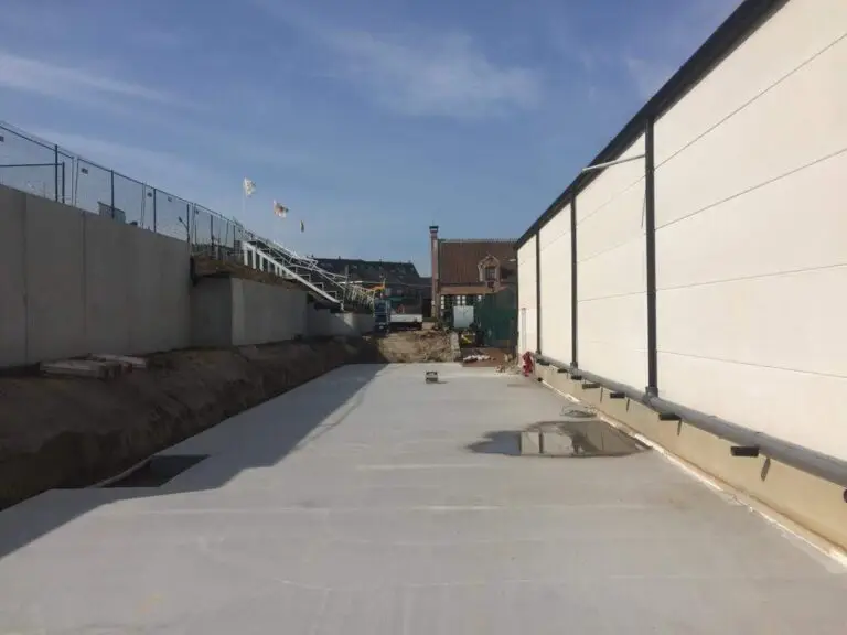 fundering voor plaatsen houtskelet