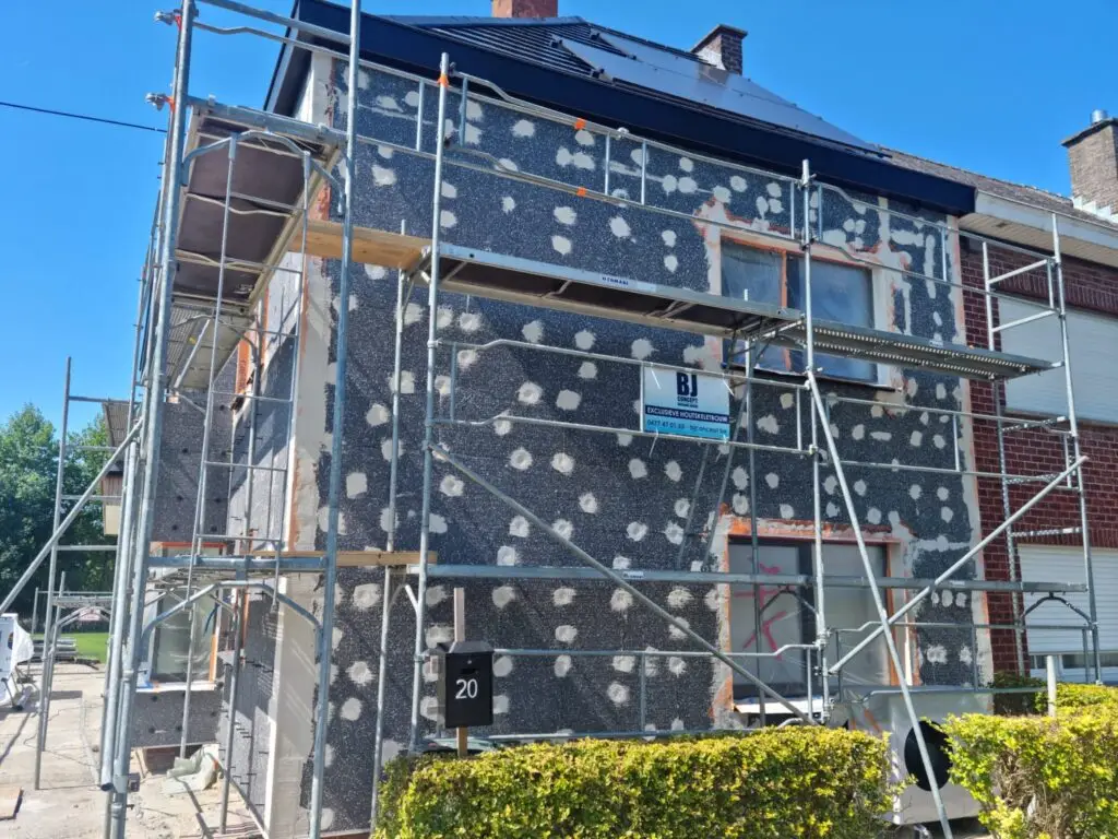 crepi isolatie aangebracht aan bestaande woning